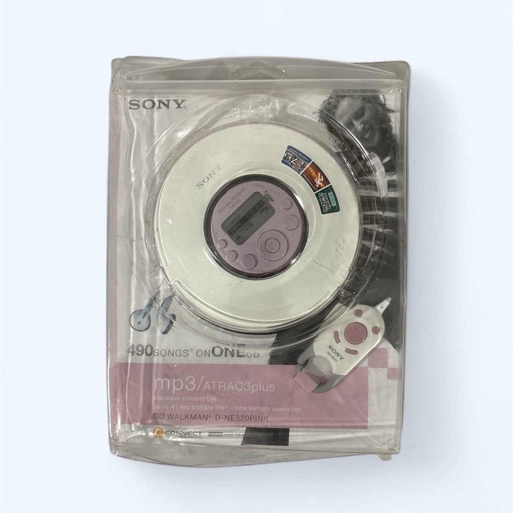 Sony D-NE320 Walkman Atrac3plus MP3 Portable CD Player (NEW) Box Damage‎